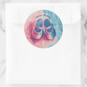 Sticker Rond Hello Baby - charmant (Sac)