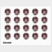 Sticker Rond Hellsfire Anemone (Feuille)