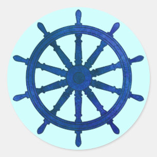 Sticker Rond Helm du navire