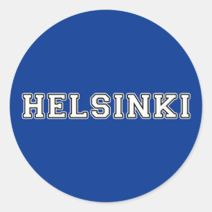 Sticker Rond Helsinki Finlande