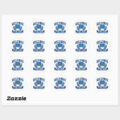 Sticker Rond Helsinki Finlande (Feuille)