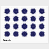 Sticker Rond Hémisphère Nord Trouver Polaris Star (Feuille)