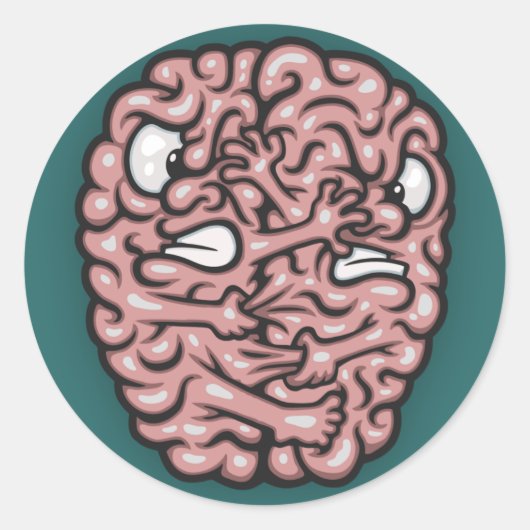 Sticker Rond Hémisphères (Devant)