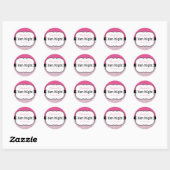 Sticker Rond Hen Night Personnalisé (Feuille)