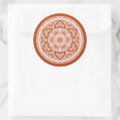 Sticker Rond Henna Mandala (Sac)