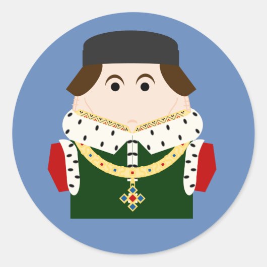 Sticker Rond Henri VI d'Angleterre (Devant)