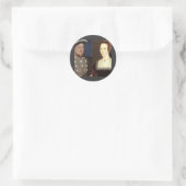 Sticker Rond Henry 8th et Anne Boleyn (Sac)