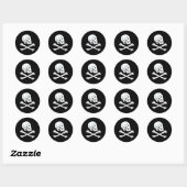Sticker Rond Henry Chaque authentique drapeau de pirate (Feuille)