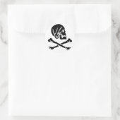 Sticker Rond Henry Chaque authentique drapeau de pirate (Sac)