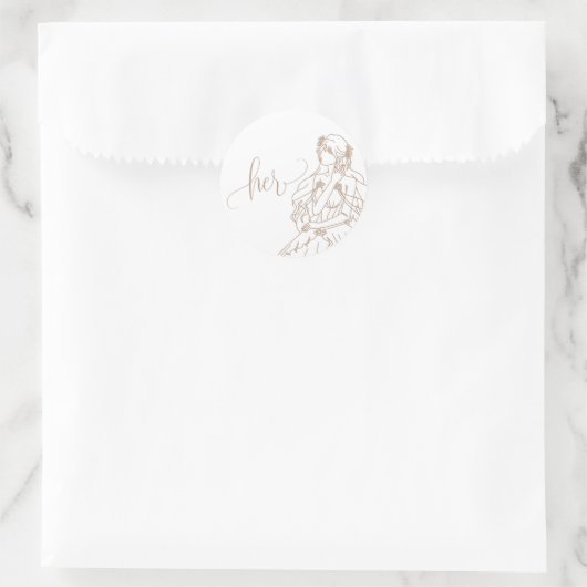 Sticker Rond Her (Sac)