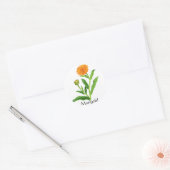 Sticker Rond Herb Garden Series - Marigold (Enveloppe)