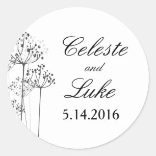 Sticker Rond Herbal Rhapsody Mariage