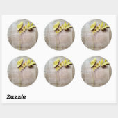 Sticker Rond Herbarium V (Feuille)