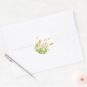 Sticker Rond Herbe de queue de boeuf (Enveloppe)