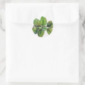 Sticker Rond Herbe : menthe poivrée (Sac)