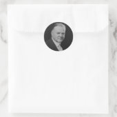 Sticker Rond Herbert Hoover (Sac)