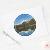 Sticker Rond Herbert Lake, Banff NP, Canada (Enveloppe)