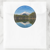 Sticker Rond Herbert Lake, Banff NP, Canada (Sac)