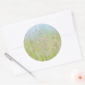 Sticker Rond Herbes en mouvement (Enveloppe)