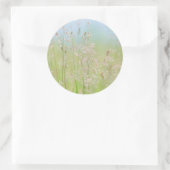 Sticker Rond Herbes en mouvement (Sac)