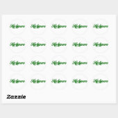 Sticker Rond Herbivore (Feuille)