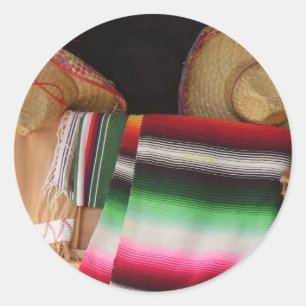 Sticker Rond Héritage mexicain