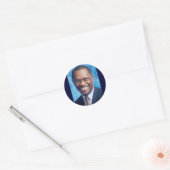 Sticker Rond Herman Cain (Enveloppe)