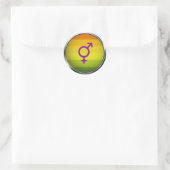 Sticker Rond Hermaphrodite (Sac)