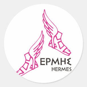 Sticker Rond Hermes / Ermis - Un des 12 dieux grecs