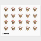 Sticker Rond Hero Burrows (Feuille)