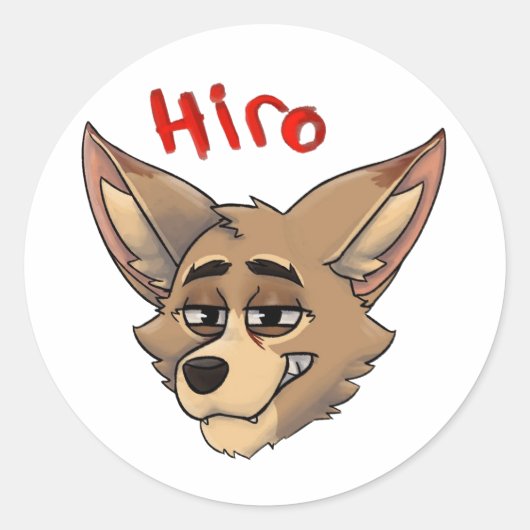 Sticker Rond Hero Burrows (Devant)