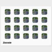 Sticker Rond Heron Splash (Feuille)