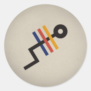 Sticker Rond Héros de FLomm : TRÊS !