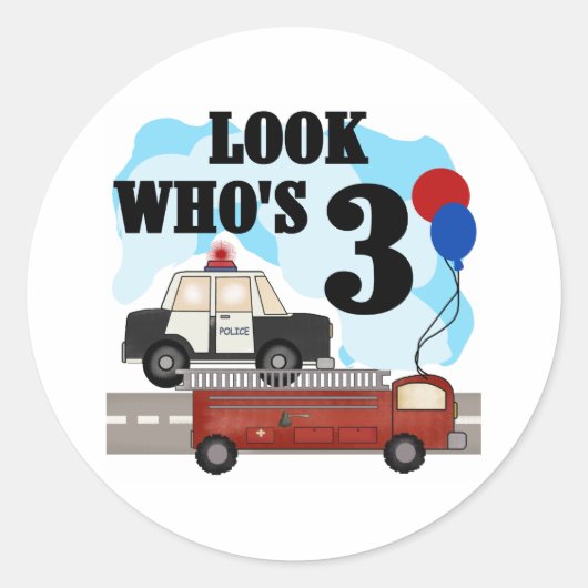 Sticker Rond Héros de tous les jours 3e anniversaire (Devant)