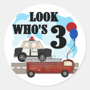 Sticker Rond Héros de tous les jours 3e anniversaire Tshirts et