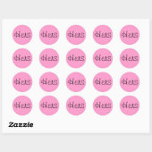 Sticker Rond Hers (Feuille)