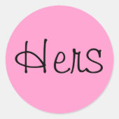 Sticker Rond Hers (Devant)