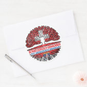 Sticker Rond Hessen Hessisch Schweizer Schweiz Baum Wurzel (Enveloppe)