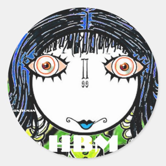 STICKER ROND HESTER BESSIE METTS (Devant)