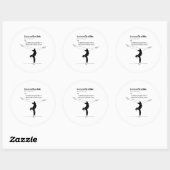 STICKER ROND HÉTÉROFLEXIBLE (Feuille)