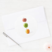 Sticker Rond Heure Apple (Enveloppe)