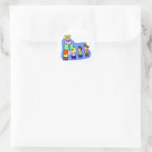 Sticker Rond Heure de l'étude en classe (Sac)