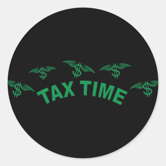 Sticker Rond Heure de taxe (Devant)