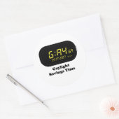 Sticker Rond Heure d'été (Enveloppe)