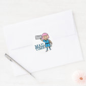 Sticker Rond Heure du courrier (Enveloppe)
