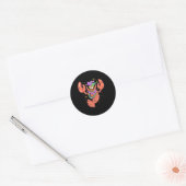 Sticker Rond Heure Mardi Gras (Enveloppe)