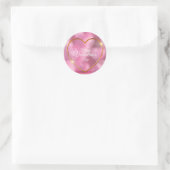 Sticker Rond Heureuse Sainte-Valentin (Sac)