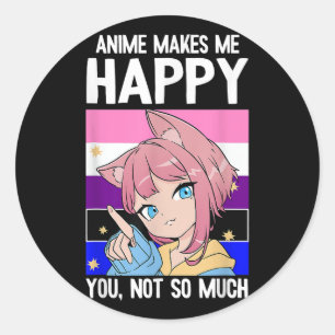 Sticker Rond Heureuse Sainte-Valentin de tabac