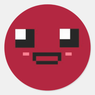 Sticker Rond Heureux
