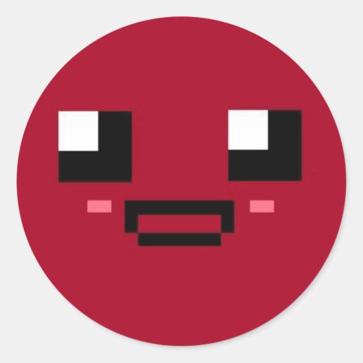 Sticker Rond Heureux (Devant)